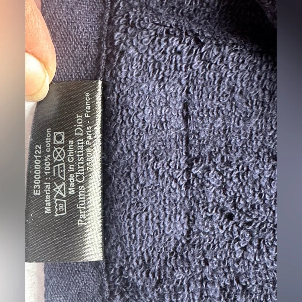 Dior Navy Towel with Box